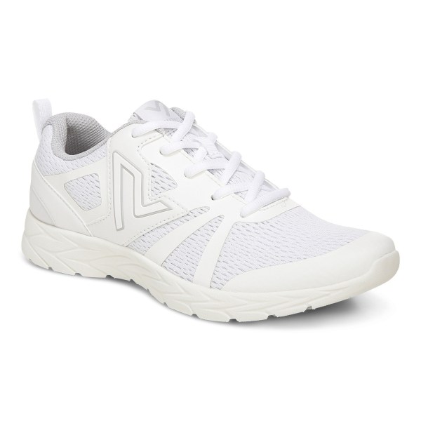 Vionic Trainers Ireland - Miles Active Sneaker White - Womens Shoes For Sale | OXNEA-1459